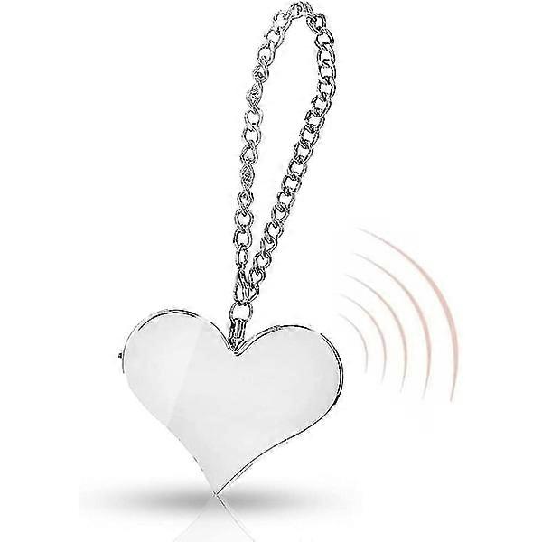 Personal safety alarm, attack alarm 130db. Heart-shaped personal alarm keychain.