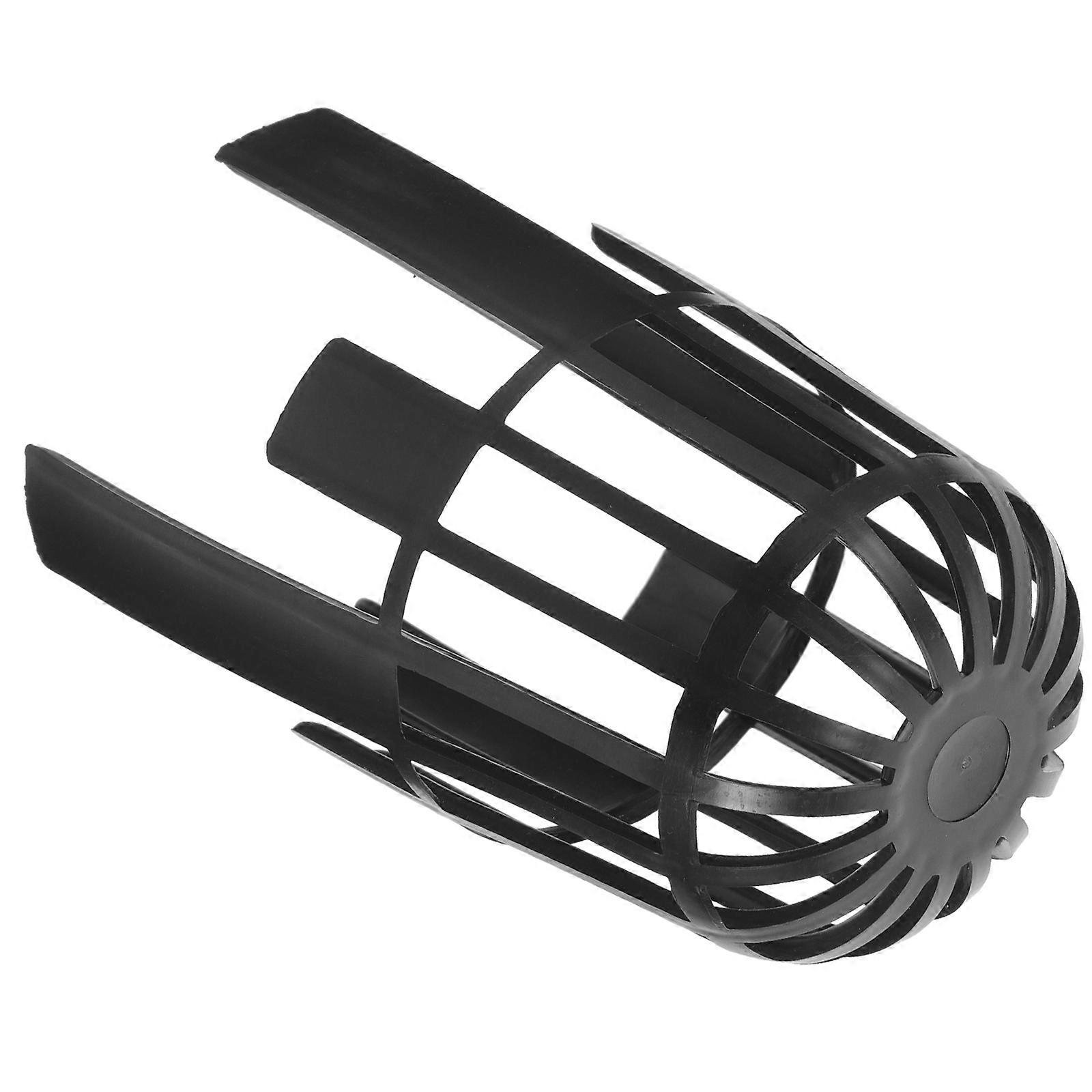 Rain Gutter Screen Guard Gutter Downspout Protector Black Outdoor Easy To Wash Residue 1Pcs
