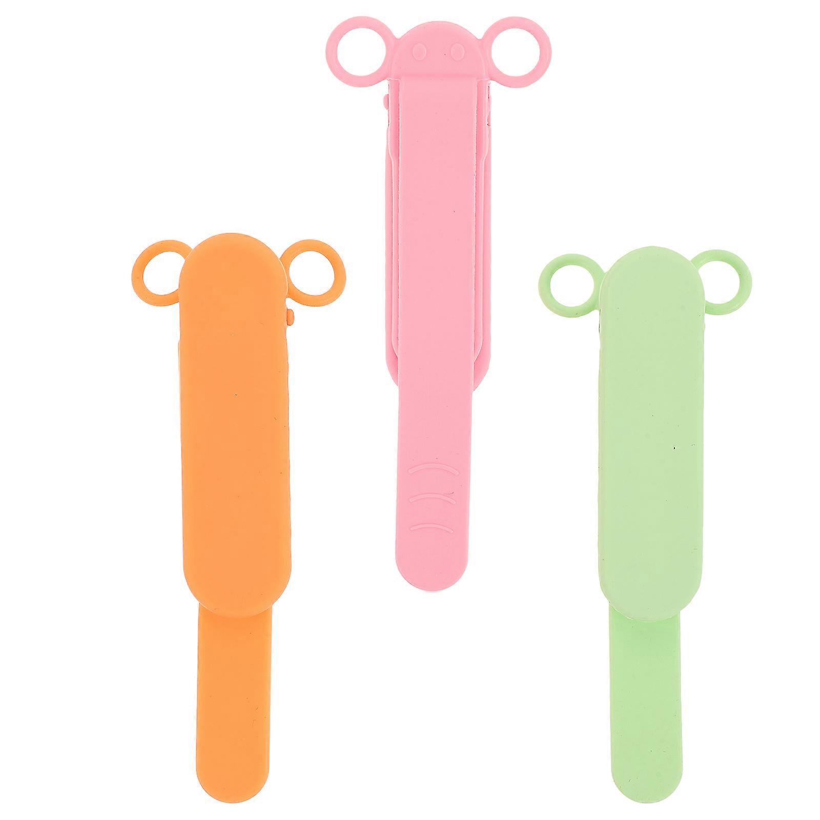 Smart Book Marks Silicone Bookmark Automatic Page Following Reading Tracker Minimalist Design 3Pcs
