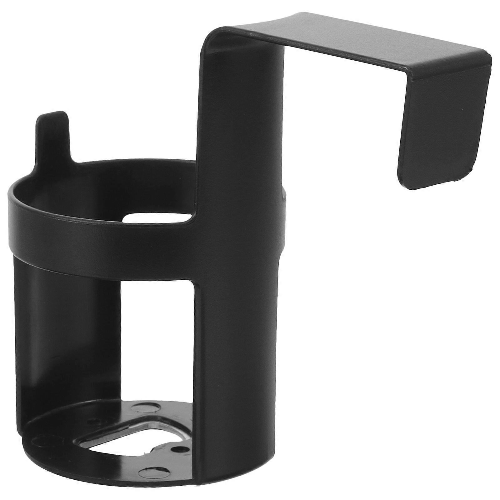Black Car Cup Holder for Beverages with Rotatable Base and Compact Size Safe and Durable Plastic