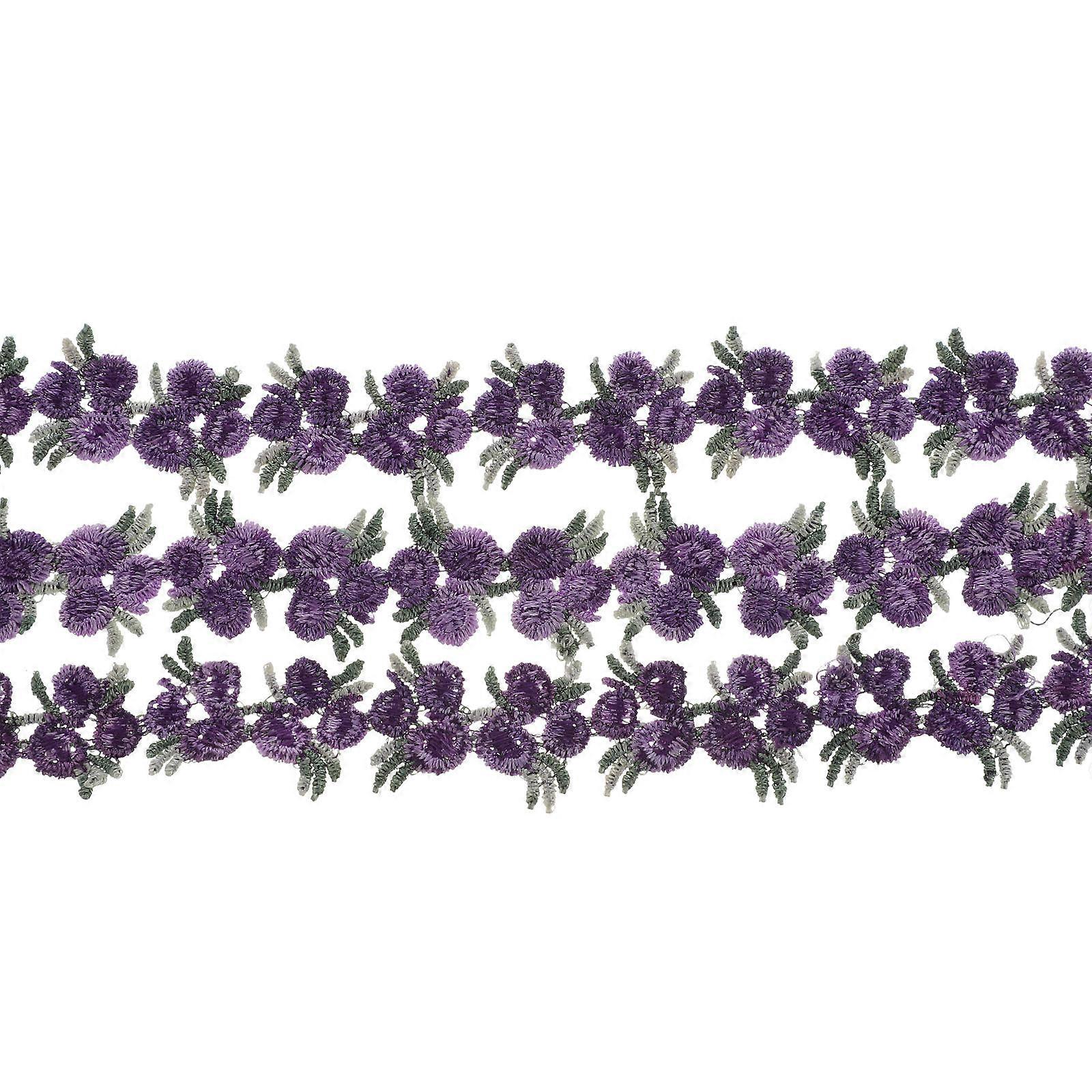 Lovely Lace Trim for Sewing 4.5M Ideal for DIY Projects and Embellishments Perfect for Children and Hobbyists Purple 1 Set