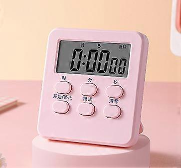 Rectangle Digital Timer Clock for Management: Countdown Timer with Loud Alarm - Silent Operation for Office Bedroom Classroom No Battery