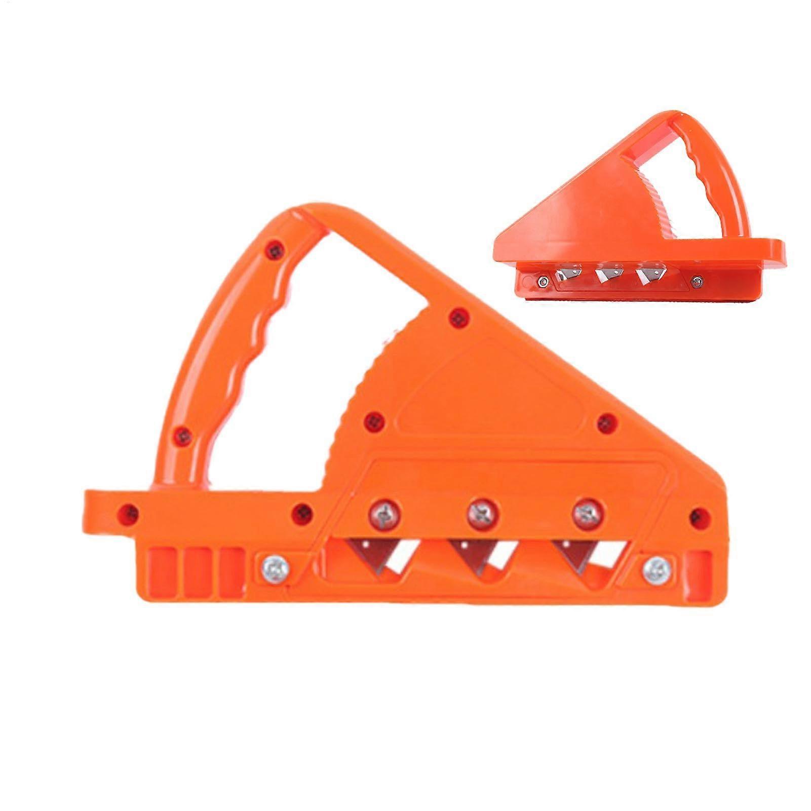 Gypsum Board Edge Cutter, Quick Gypsum Board Cutter Tool, 45° 60° Drywall Corner Cutting Hand Tool with 10 Blades for DIY Projects