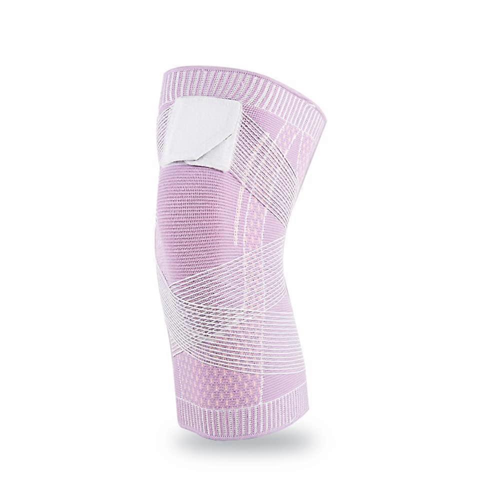 1StÜcke Sports Knee Pads for Men and Women, Elastic Knee Support, Fitness Gear, Basketball Volleyball Brace Protector Bandage, Pink, 3XL