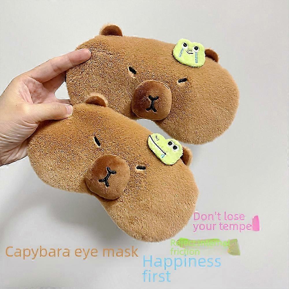 3D Cartoon Plush Sleep Mask for Travel & Nap Eye Comfort Solution Unisex Stylish Design