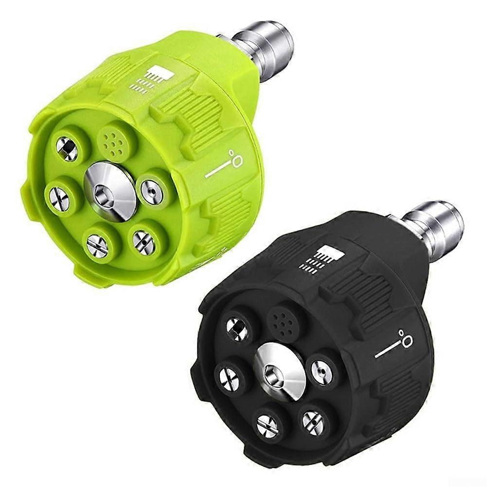 6-In-1 Power Wash Nozzle for Pressure Washers, Quick-Connect, Adjustable Angles, Efficient Cleaning