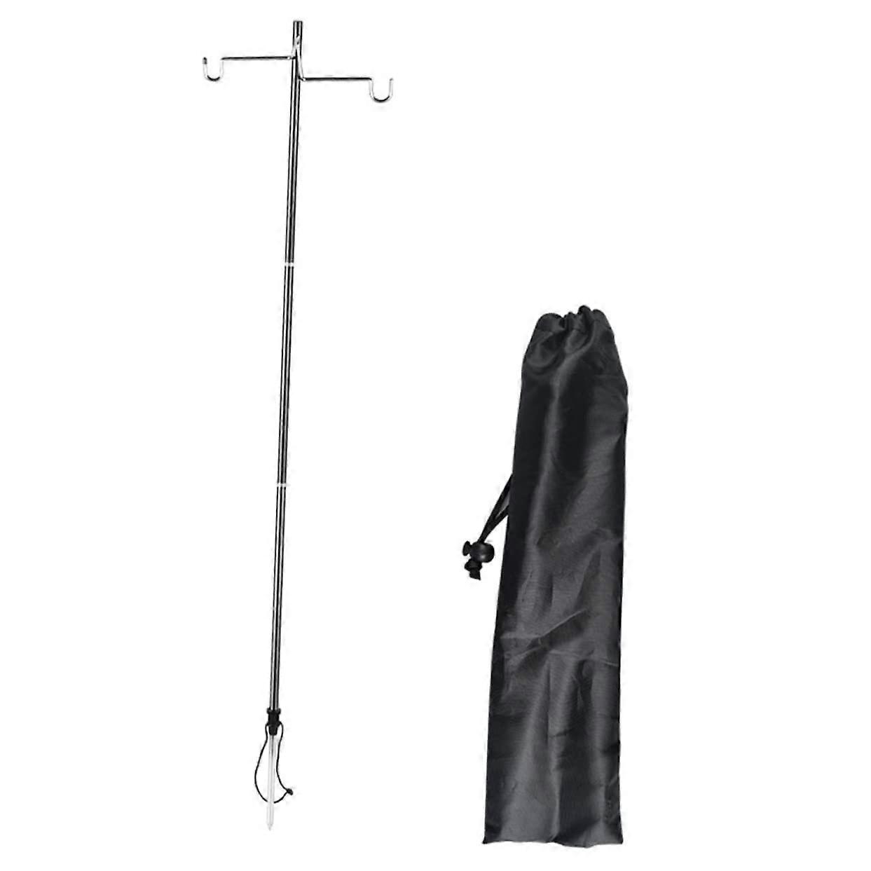 1 Set Camping Lantern Pole Adjustable Light Shelf for Tent Lamps and Compact for Hanging Camping Lights