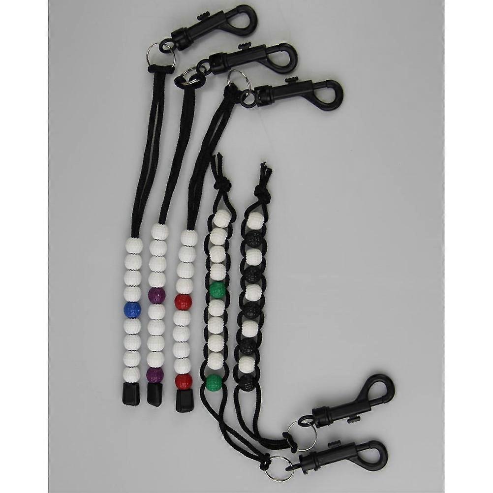 Bead Counter for Score Counting with Plastic Balls and Durable Clip 8 Pieces