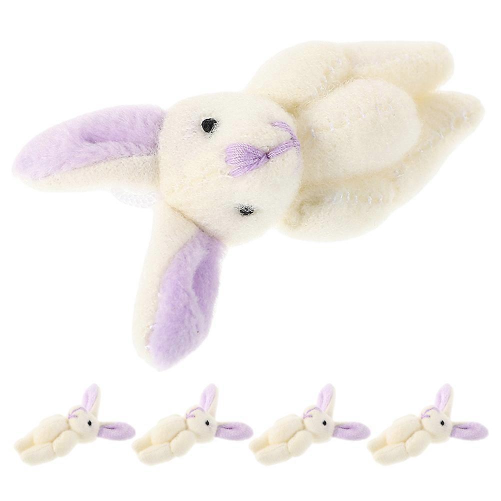 Adorable Stuffed Bunny Toys, Miniature Plush Rabbit Charm, Versatile Party Decorations