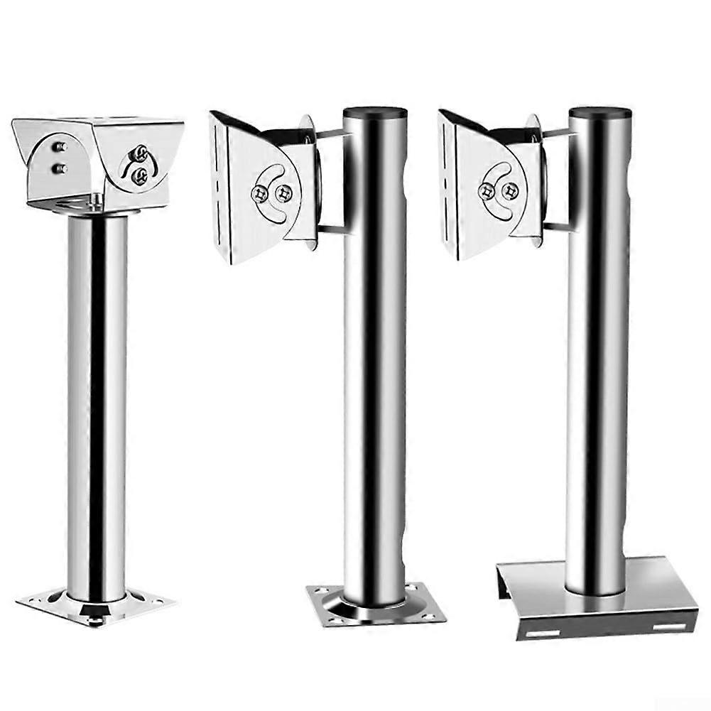 Stainless Steel Camera Mount for Flat Wall and Corner Installations, Adjustable Bracket, Indoor/Outdoor Use