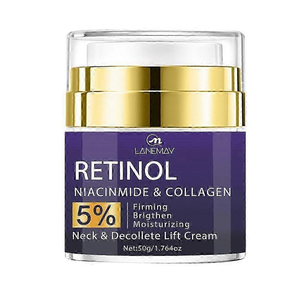 レチノール ネック ファーミング クリーム for women & men, アンチエイジング デイ & ナイト フェイス モイスチャライザー クリーム for hydration, deep tighten and lift neck with Retinol & Col