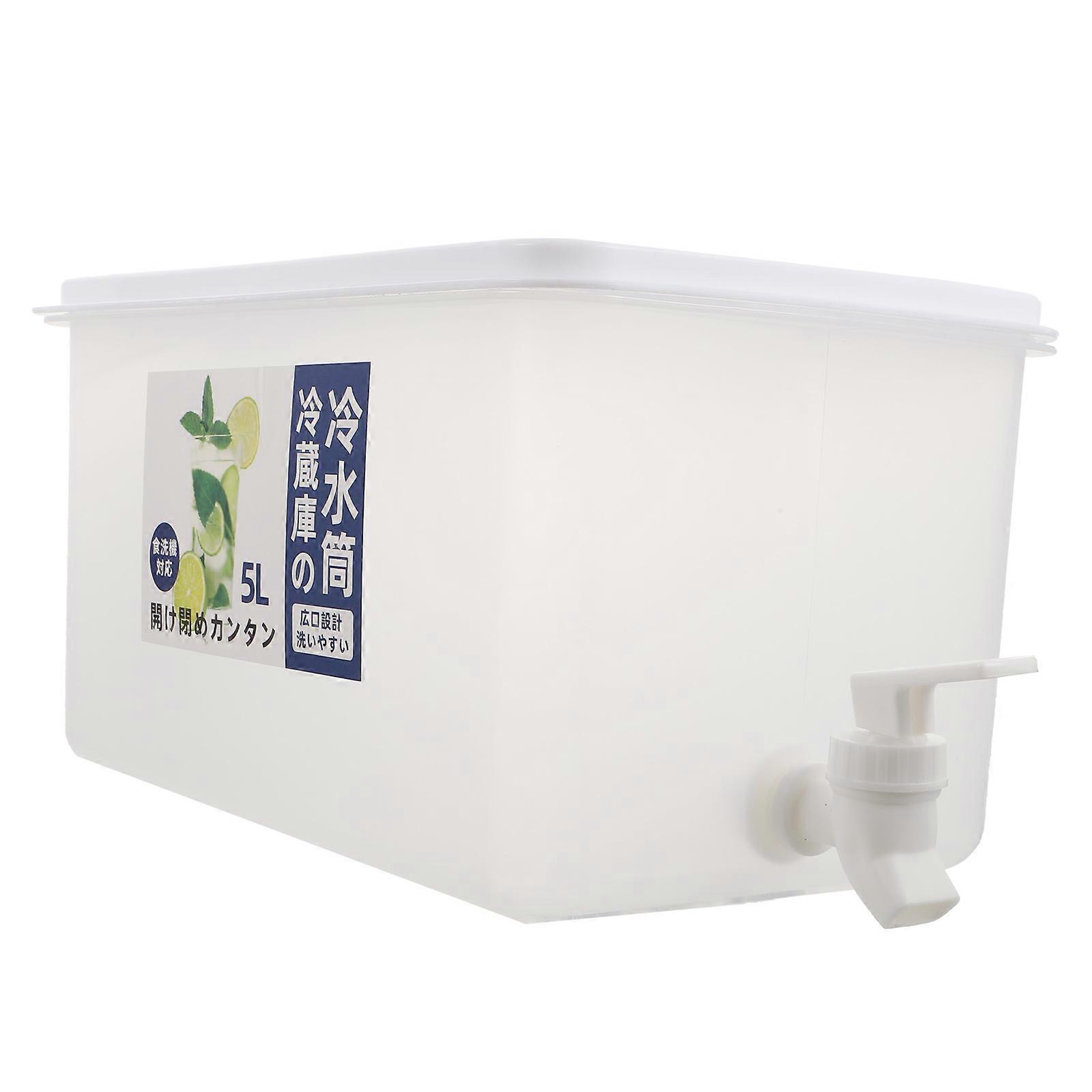 Fruit Juice Kettle Storage Container For Afternoon PVC Material 1Pcs Large Capacity Faucet