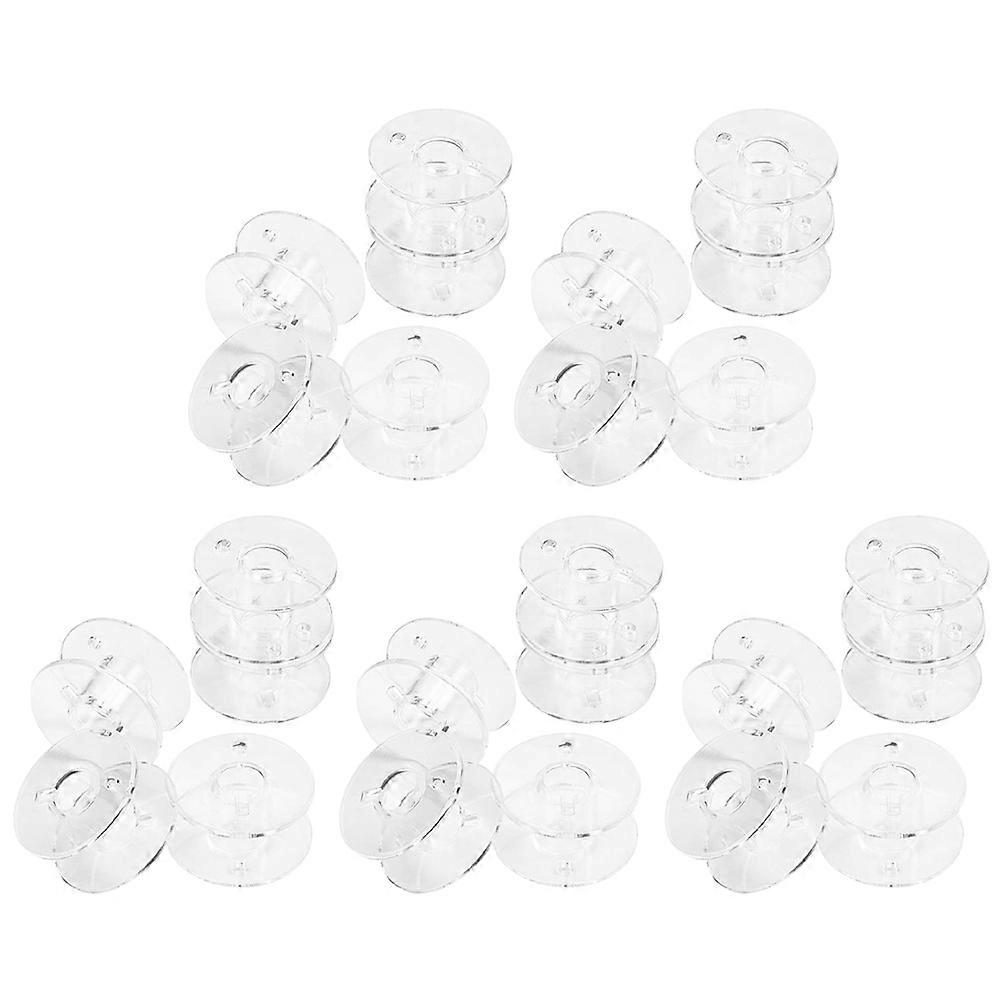 Transparent Sewing Bobbins Portable Thread Supply for Home with Smooth Rotation and Generous Size 1