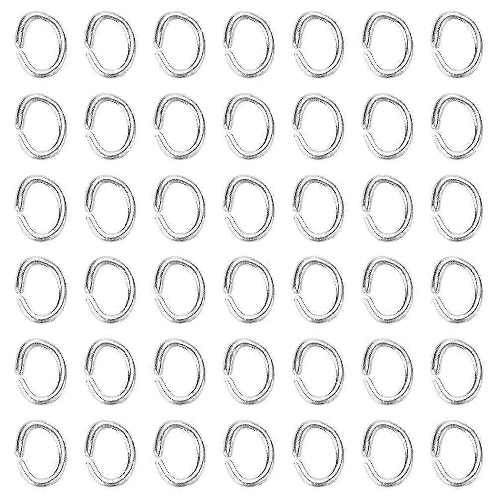 Open Jump Ring Silver 300Pcs Durable Copper for Versatile DIY Jewelry Making