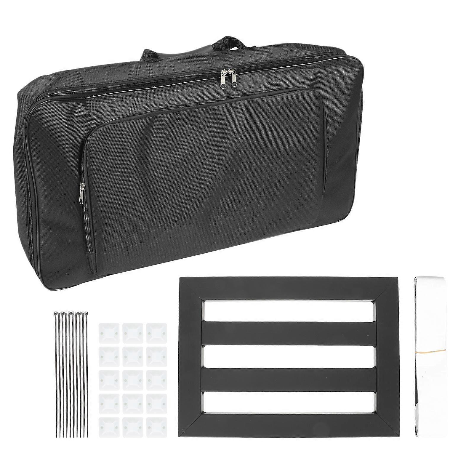 Effector Platform 1 Set Assorted Color Designed For Guitar Practice 37x27cm High Durability Accessory