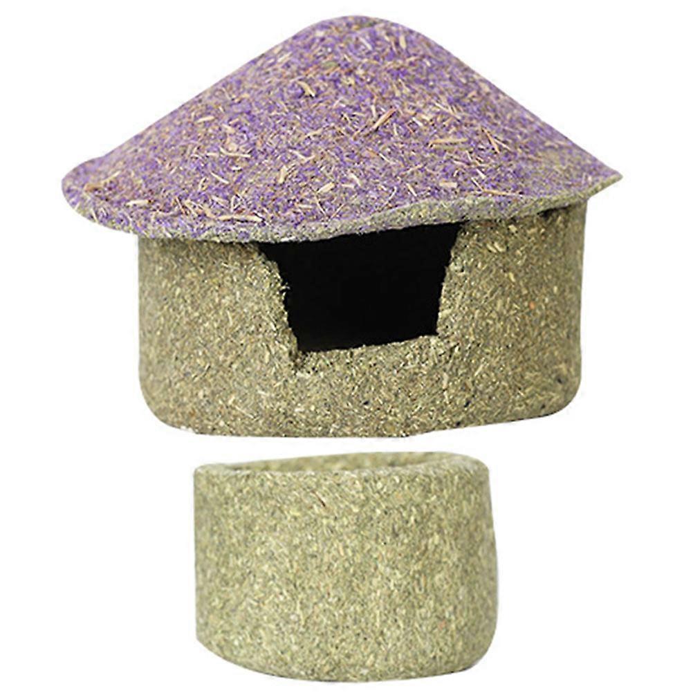Hamster Hideout Food Basin Nest for Small Pets – Creative Chewing and Playing Accessory for Chinchillas and Other Small Animals