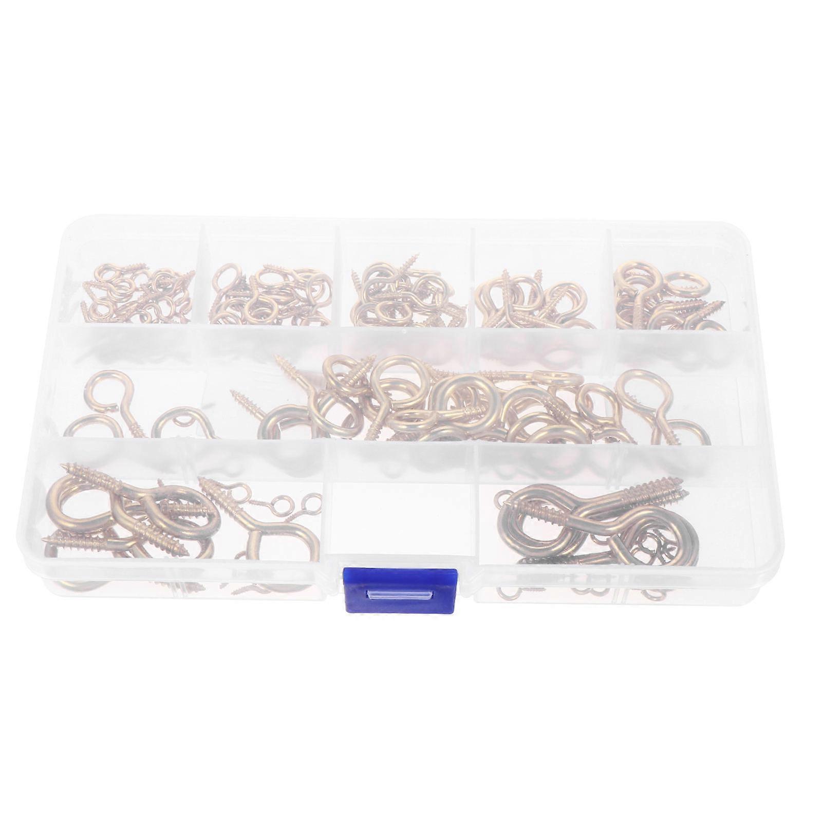 Self Tapping Screw Hooks for Hanging Lights, Photos, and Crafts – Easy Installation, Durable for Home Organization
