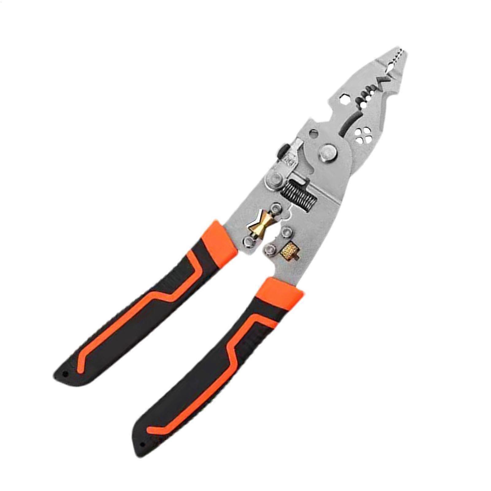 Electric wire strippers, wire strippers, and crimping tools  Multifunctional wire crimperstripper tool