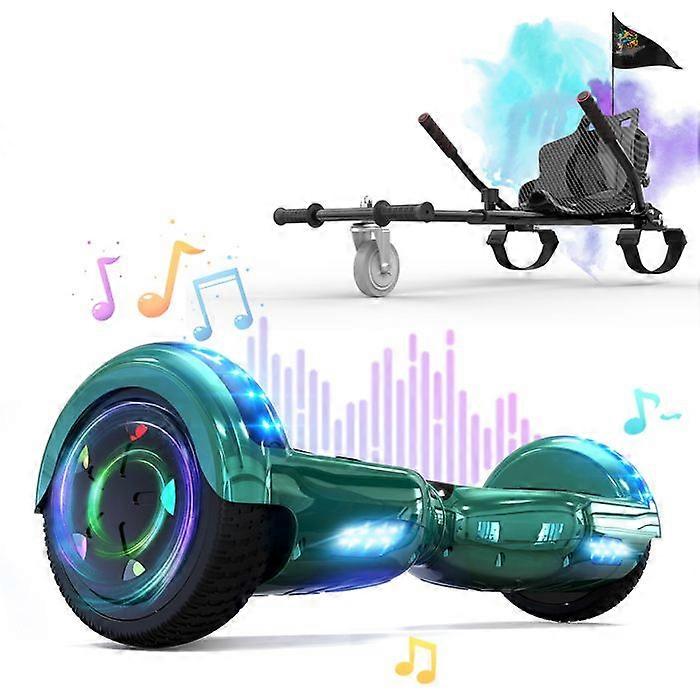 Groen Hoverboard en Zwart Hoverkart Pack - RCB - Super cadeau voor kinderen