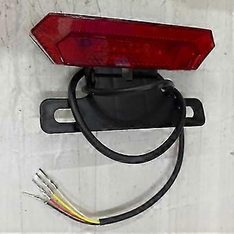 Aleekit e-bike LED-achterlicht - 48V knipperend waarschuwingslicht achter voor elektrische fietsen