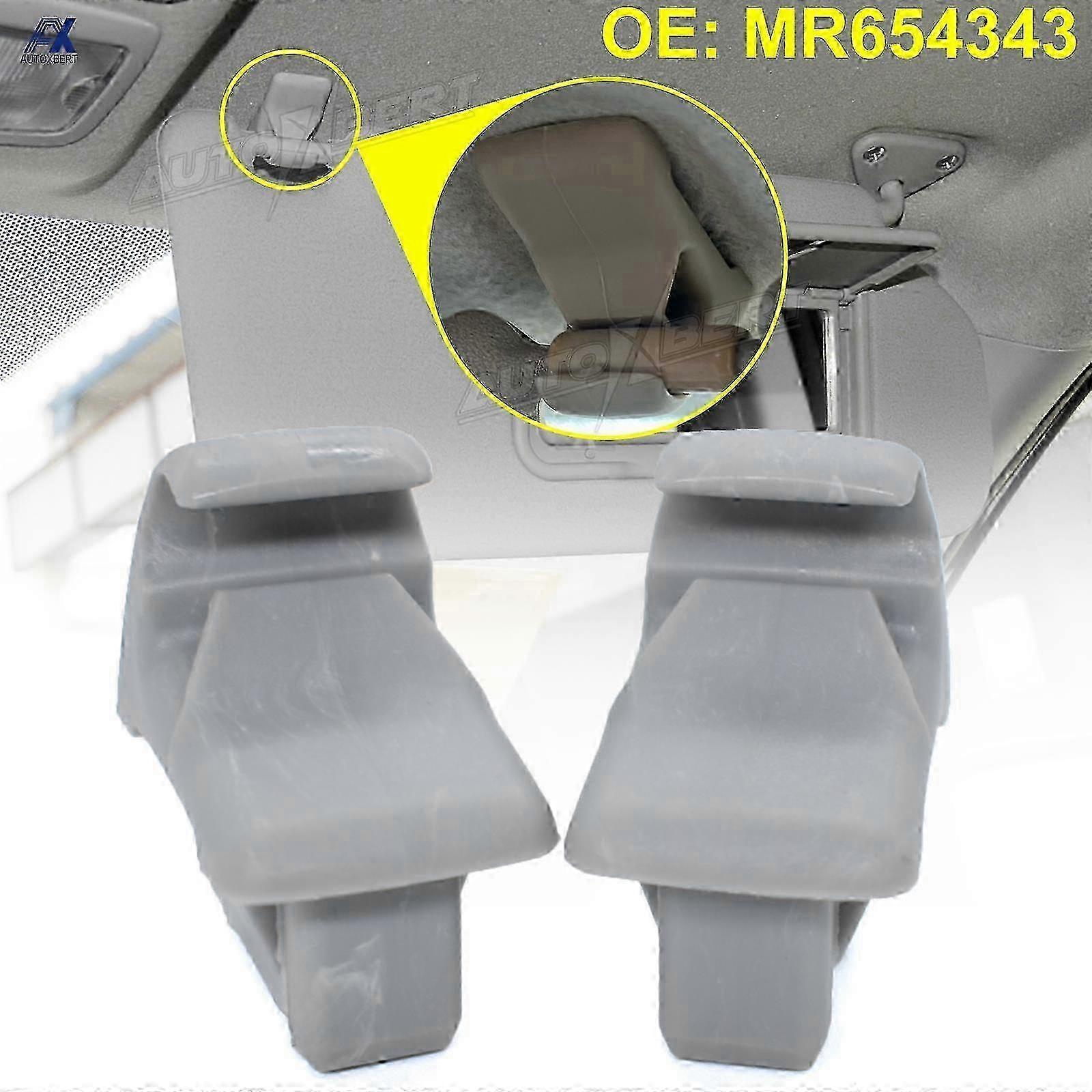 Sunvisor hooks for Mitsubishi ASX - MR654343 clips set of 2