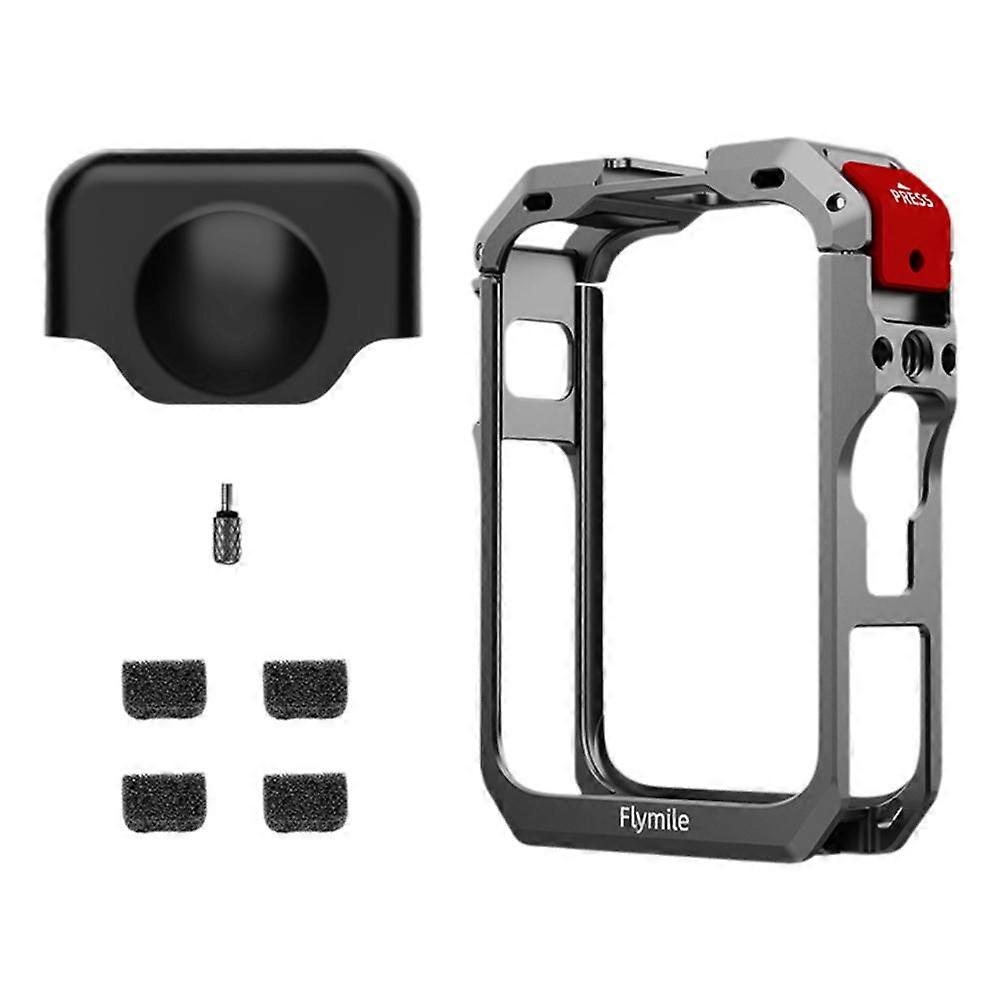 Rabbit Cage Frame Lens Case for Insta360 X5 Panoramic Camera Upgrade Accessories