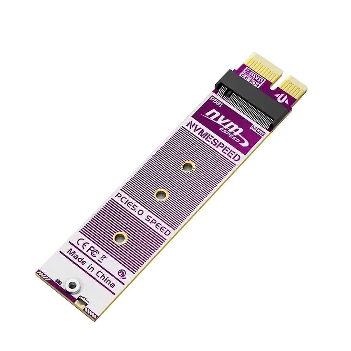 PCIe 5.0 X1 to M2 Adapter Card NVME SSD Expansion M-Key Interface M2 Support Solid-State Drive 8Gbps