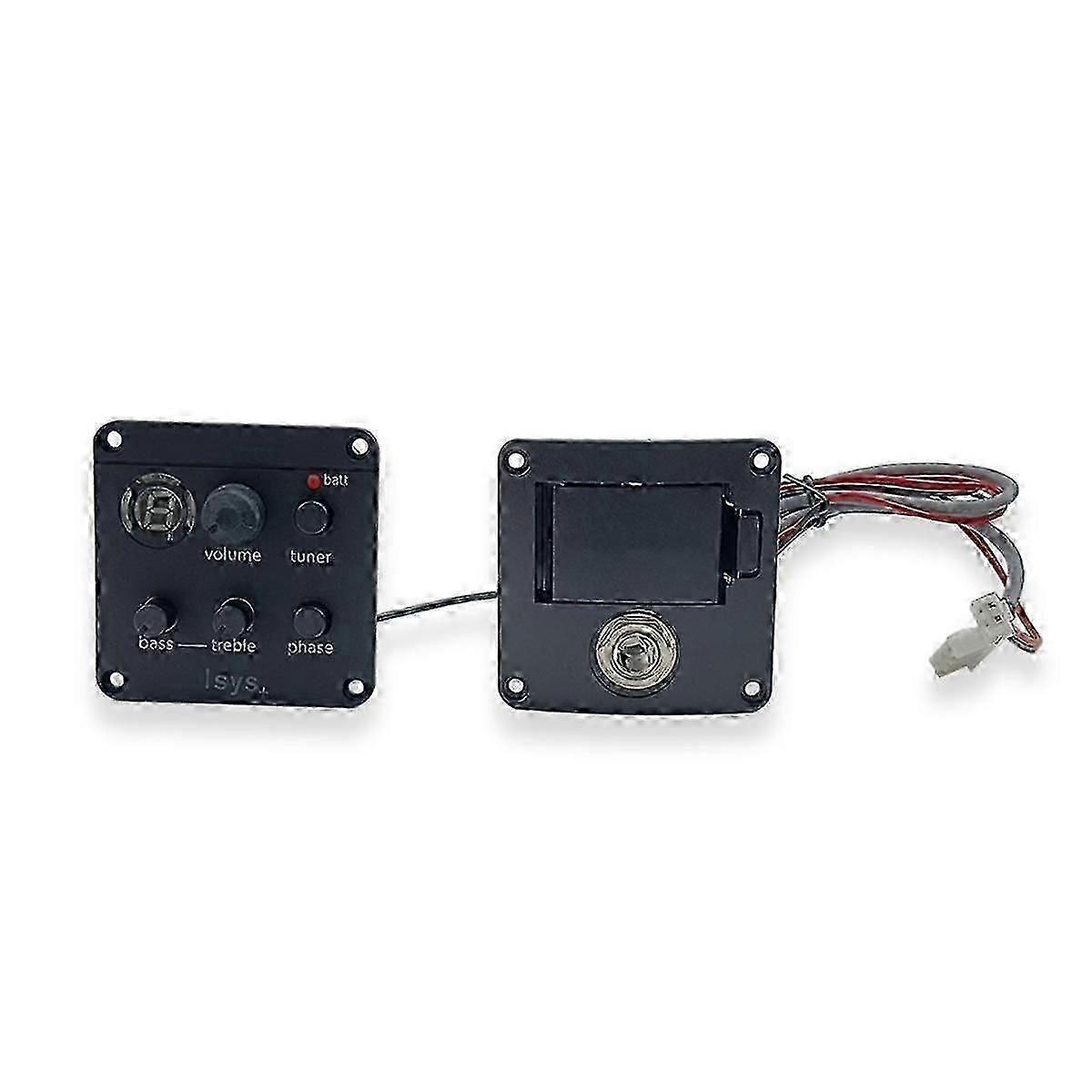 Akustische Gitarre Pickup ISYS + EQ Preamp System für Akustische Gitarre Verstärker Einstellbare Sound Gitarre