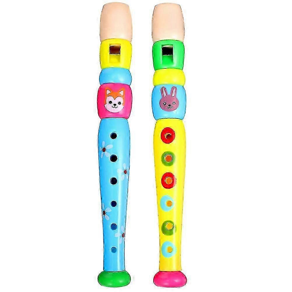 2pcs Children Recorder 6-hole Recorder Flute Instrument Music Wind Instrument For Kids-FCY