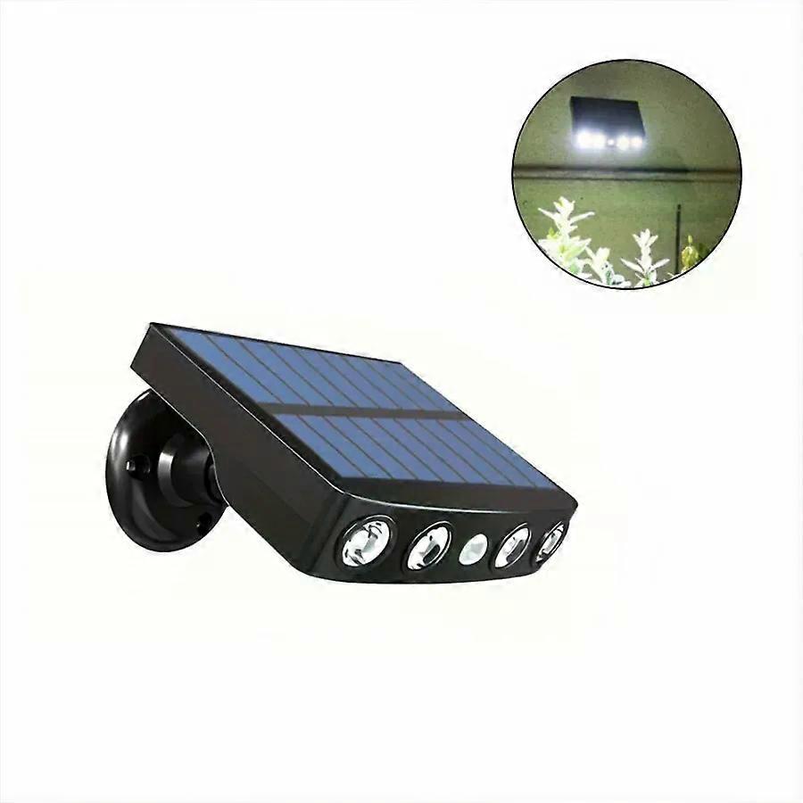 Powerful 4 LED Solar Security Lights Outdoor Decor Sensor Motion 3 Modes Street Waterproof Lamp Wall Night Work Light compatible Garden