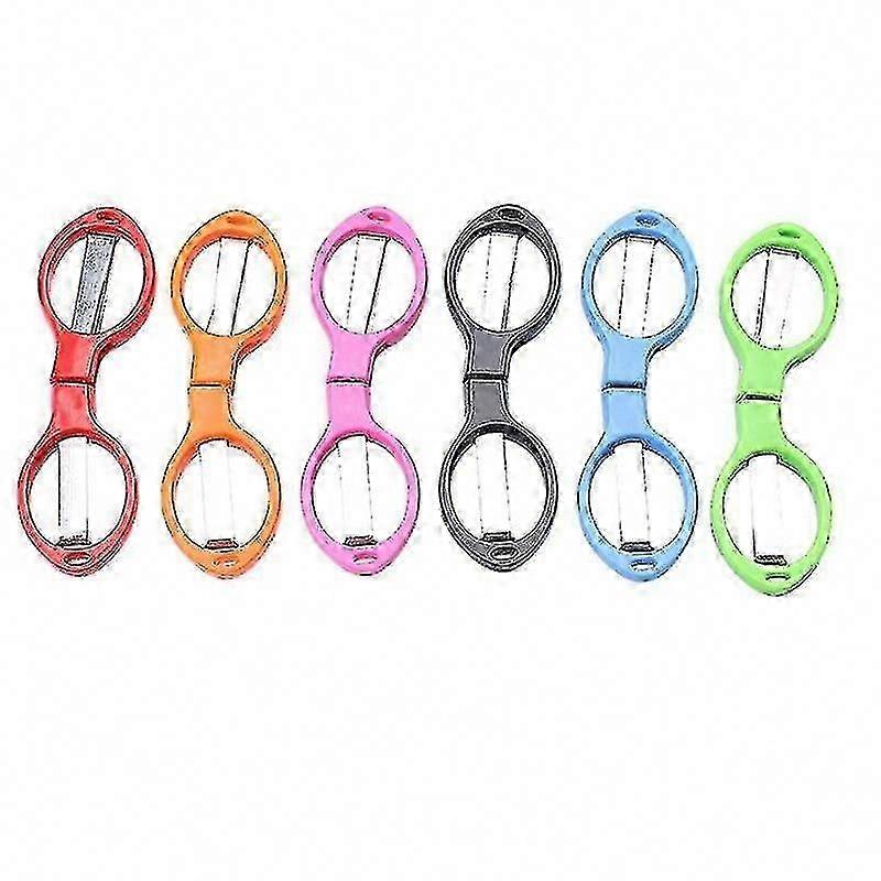 Ciseaux pliants en acier inoxydable de 8 pouces avec poignée en plastique