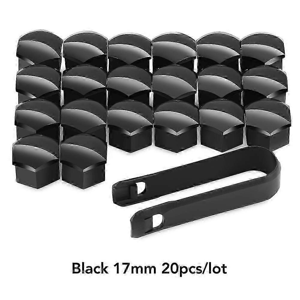 Wheel screw protector caps 20pcs 17/19/21mm for hub nuts