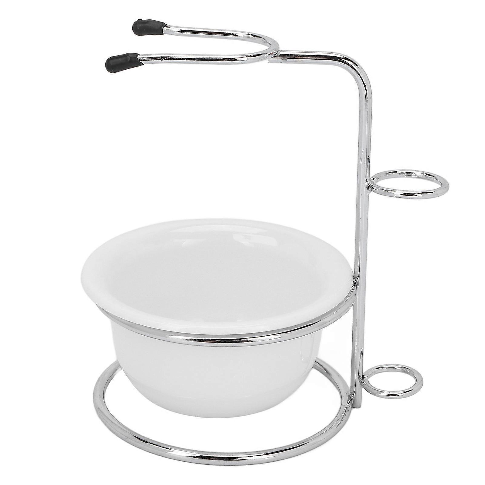 Professionelles Rasierständer-Schalen-Set mit Rasierpinselhalter-Kit