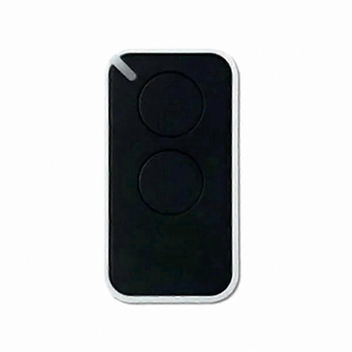 2-Channel Universal Remote Control for Garage Doors 433.92MHz Rolling Code Compatible with Black Design