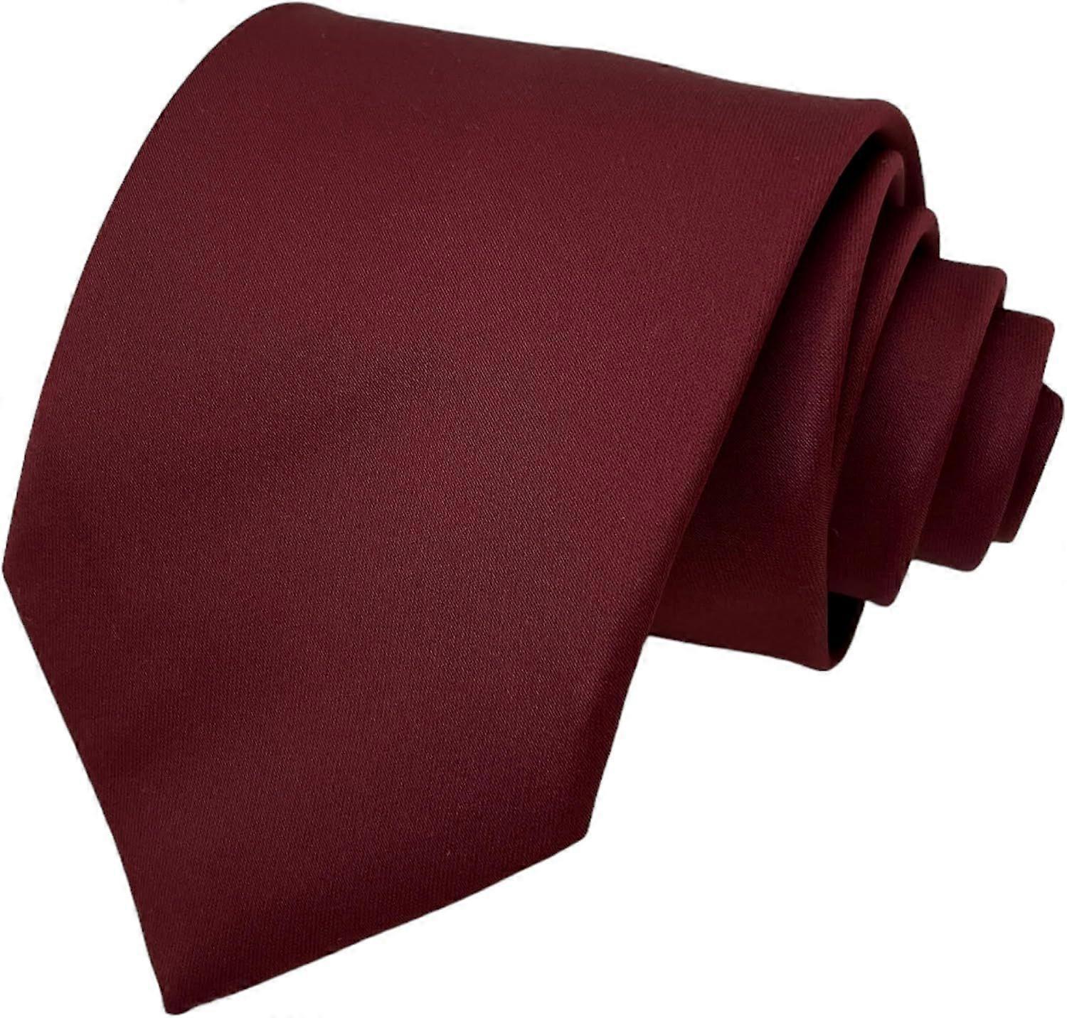 Men's Black Tie  Solid Color, Micro Pattern, 3.15" (8CM) Necktie, Gift Box for