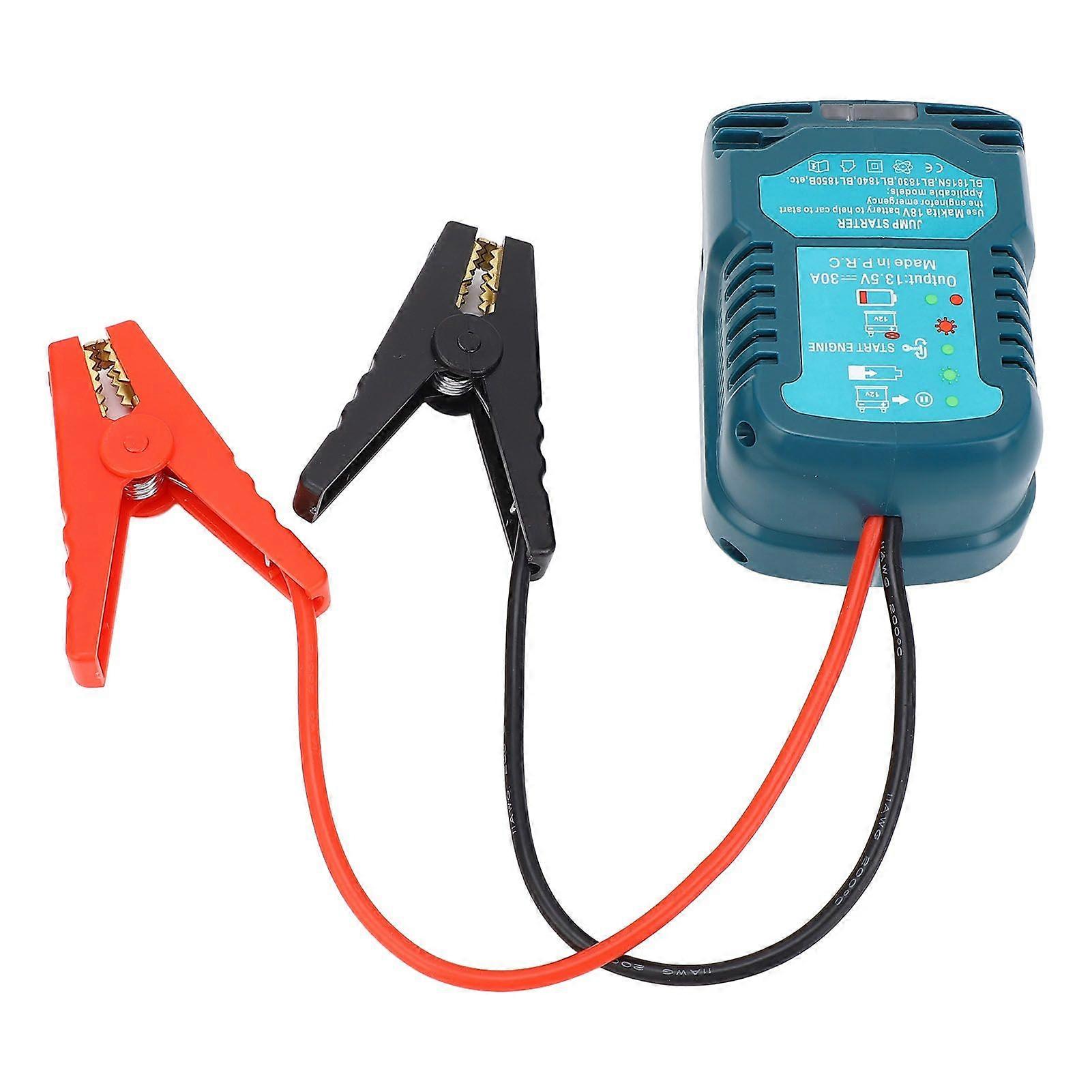 Car Jump Starter Portable 12V Emergency Mobile Power Supply for BL1815N BL1830 BL1840 BL1850B 18V Li Ion Battery