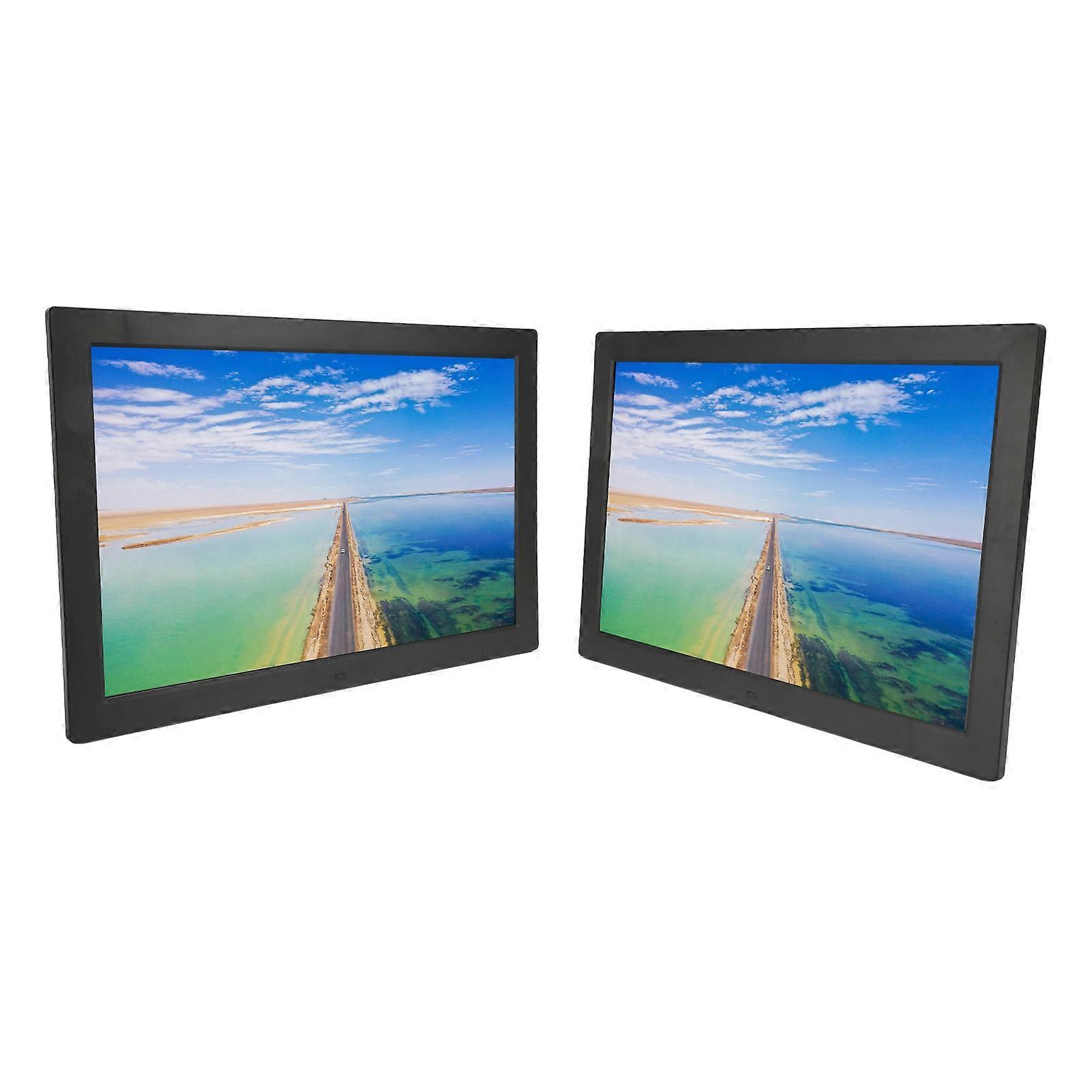 17 Inch Digital Photo Frame 1440x900 IPS Screen Black US Plug