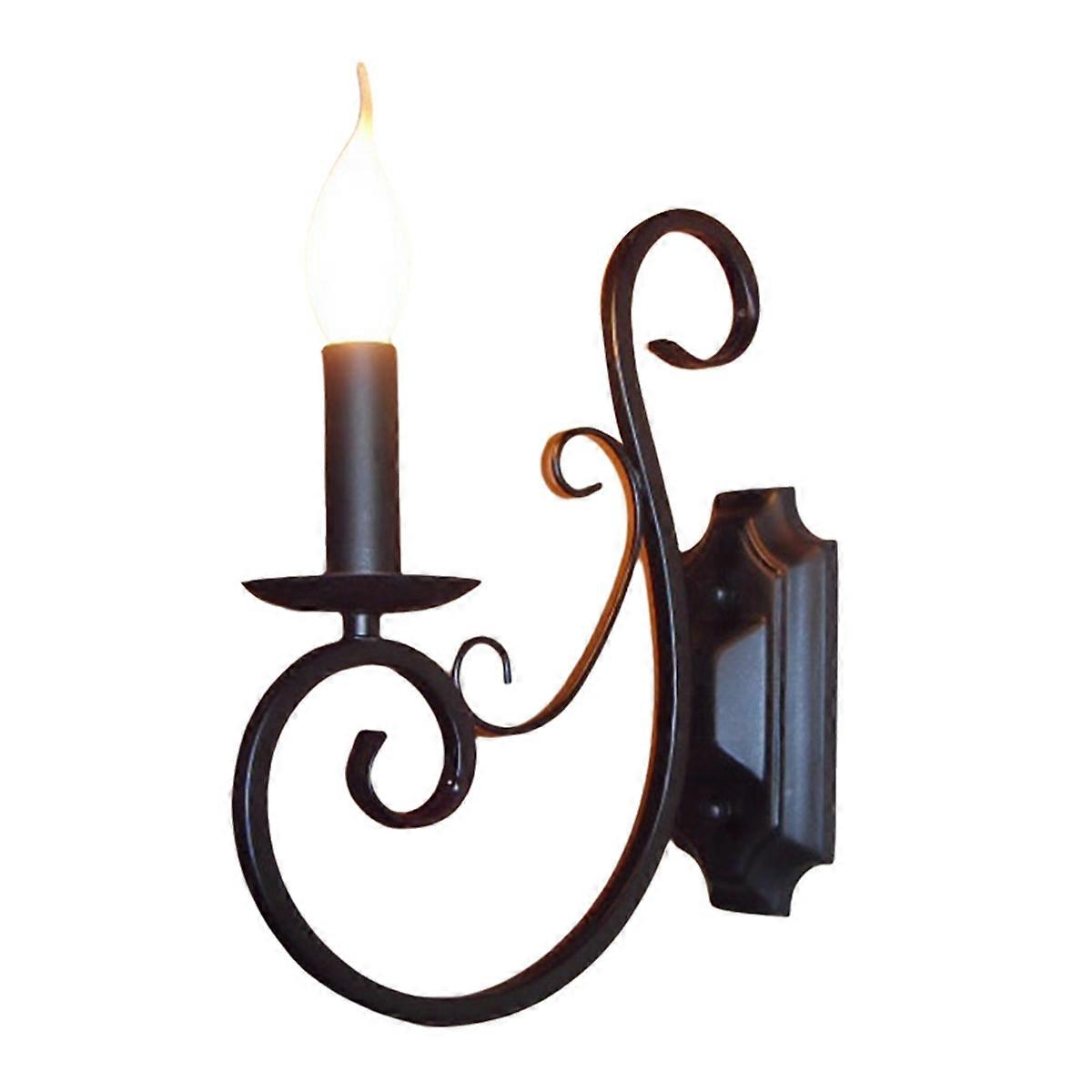 Candle Wall Lamp Retro Living Room Background Wall Lights 3000K Warm Light Bedroom Bedside