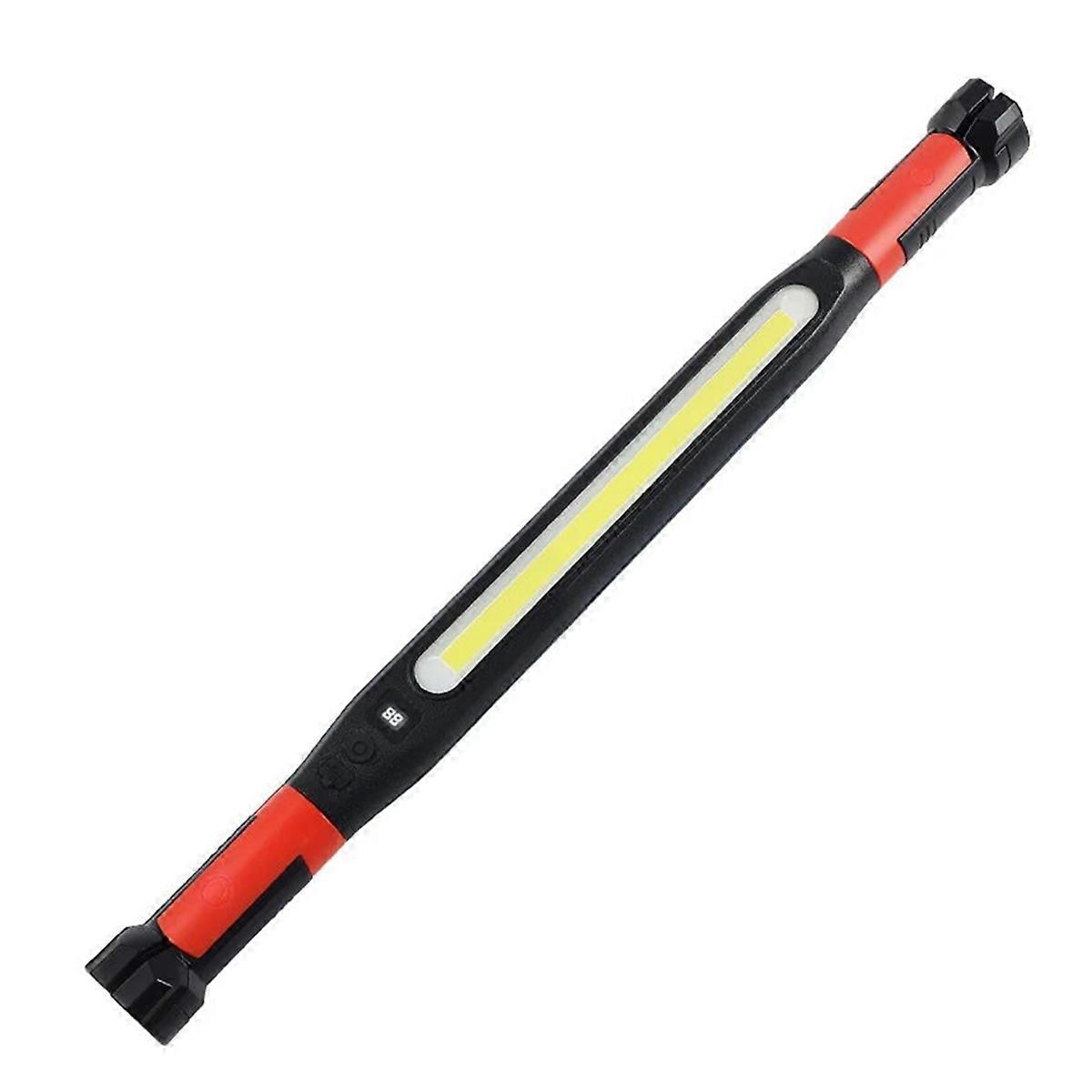 High Lumen LED Work Light, Rechargeable Magnetic Work Flashlight, Work Lights with Hooks for Emergency Car Reparing