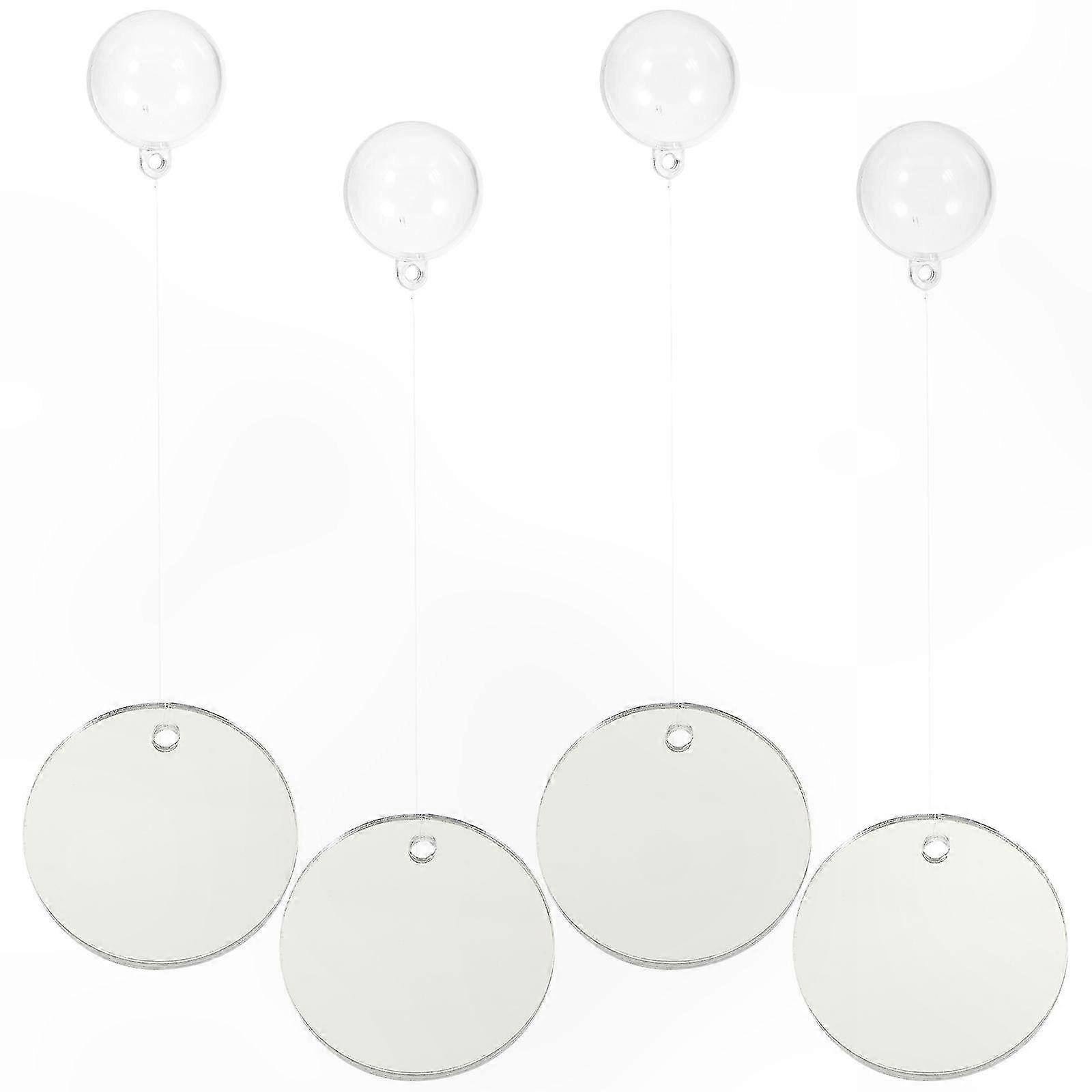 4-Pack Fish Training Mirrors for Betta Exercise