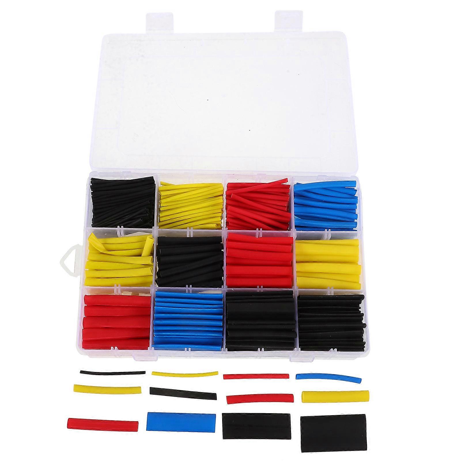 Wire Heat Shrink Tubing Insulation Sleeves Cables Cords 750Pack