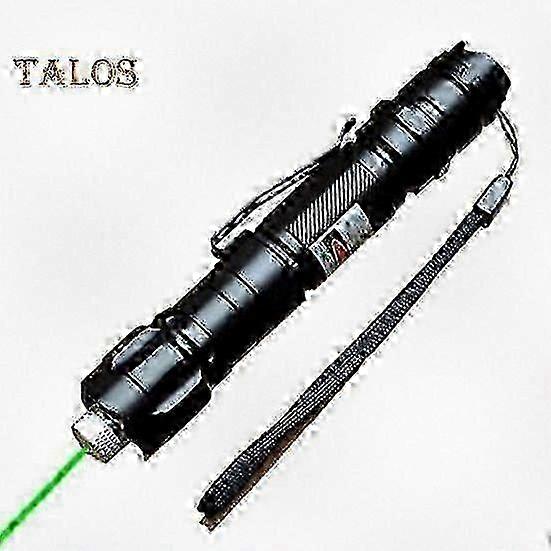 2025 High Power Green Laser Pointer Flashlight with Rechargeable 18650 Battery, Long Range Beam Spot and Star Cap for Outdoor Use