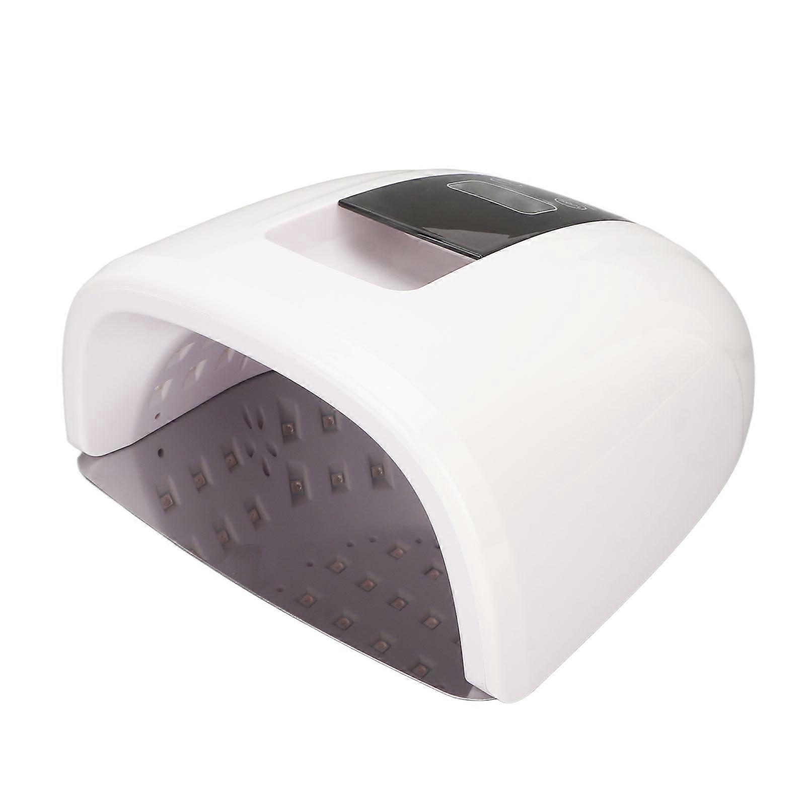 90W UV LED Nail Dryer 45 Chips 23.5cm White 4 Timer Settings