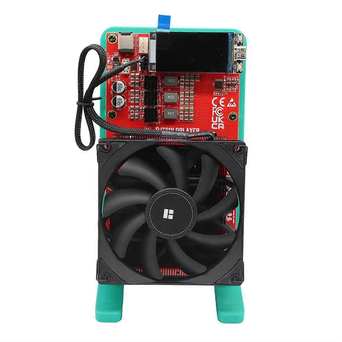 NerdQaxe++ 4.8T-5TH/S 80W BTC Solo Miner 4XBM1370 ASIC Chip NerdQaxe BTC Crypto Miner Open Source S