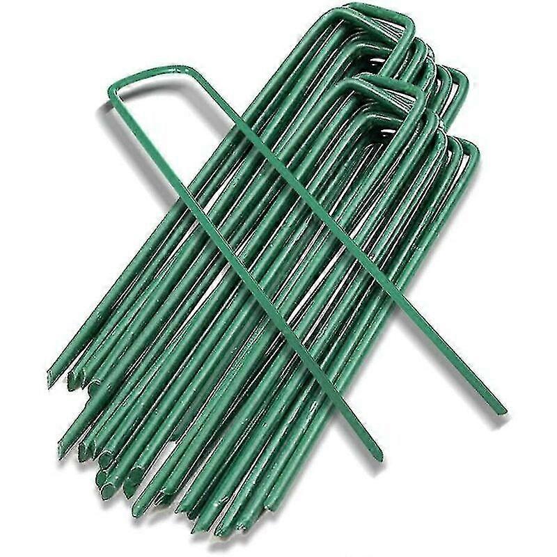 Tent Pegs Ground Pegs Garden Pegs Garden Stakes (20 Pcs, Green)Fonepro