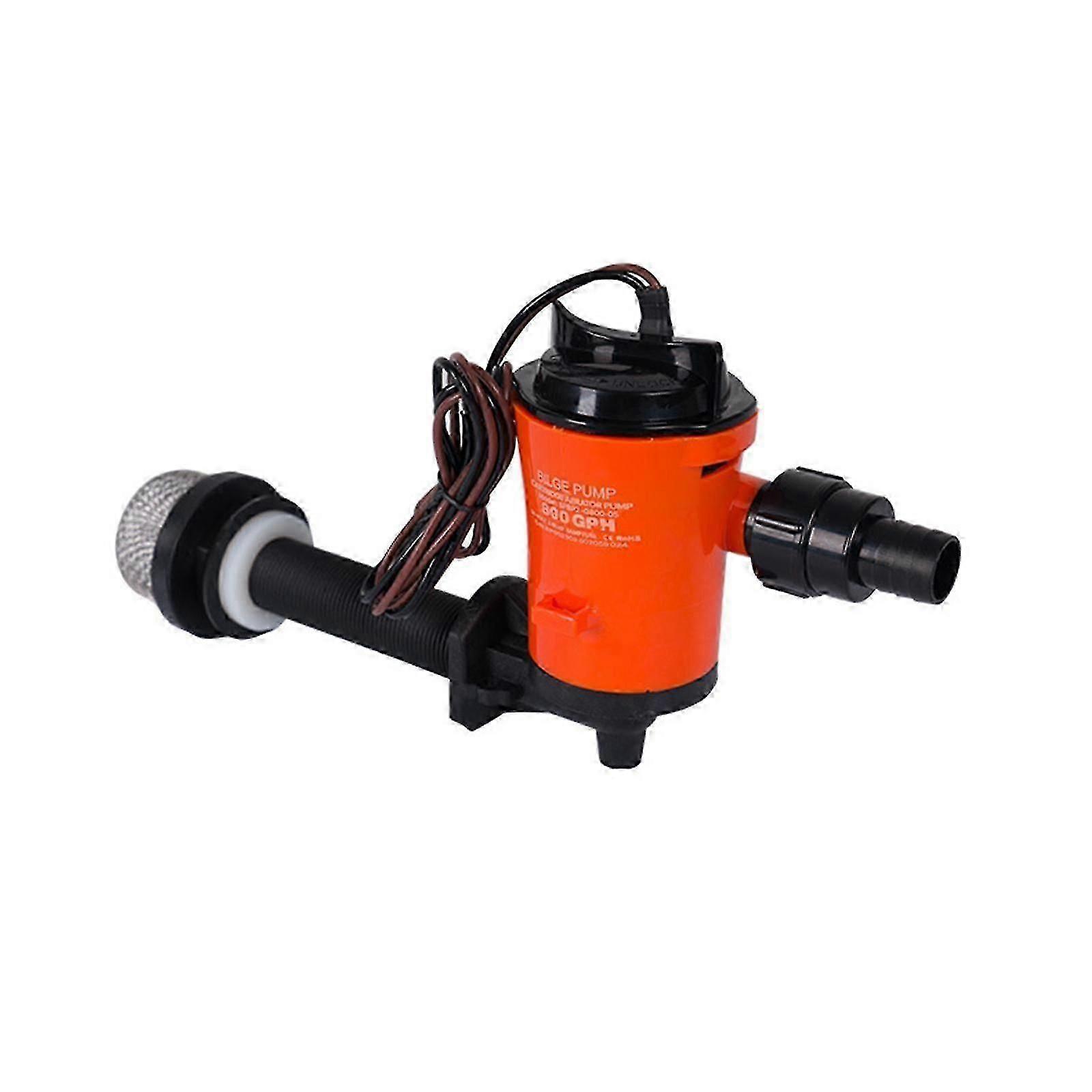 Belüfter Lebendbrunnenpumpe mit Filter Einfache Installation Lebendköder Tankbelüfter