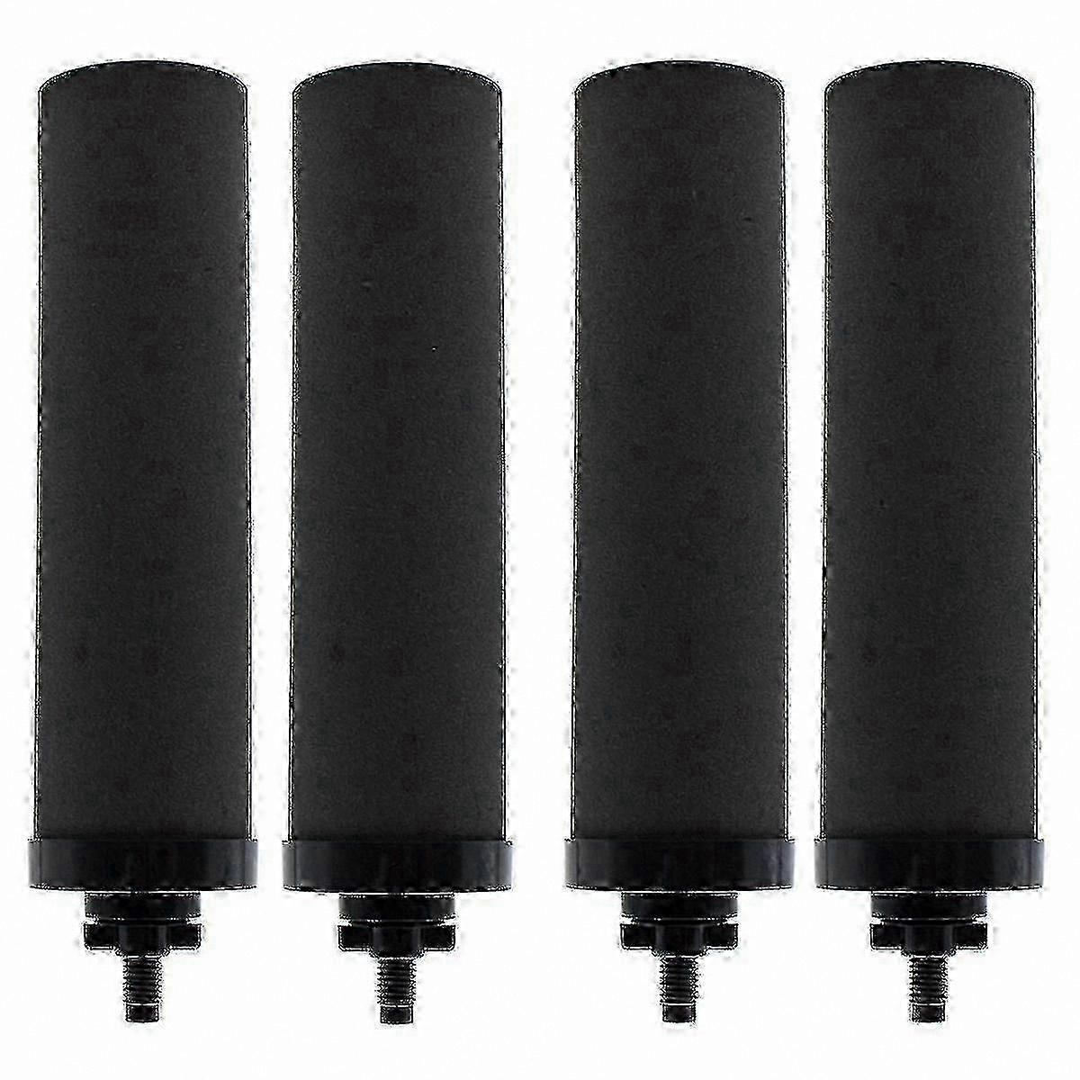 4-Pack Replacement Filters with Activated Carbon for Gravity Water Systems