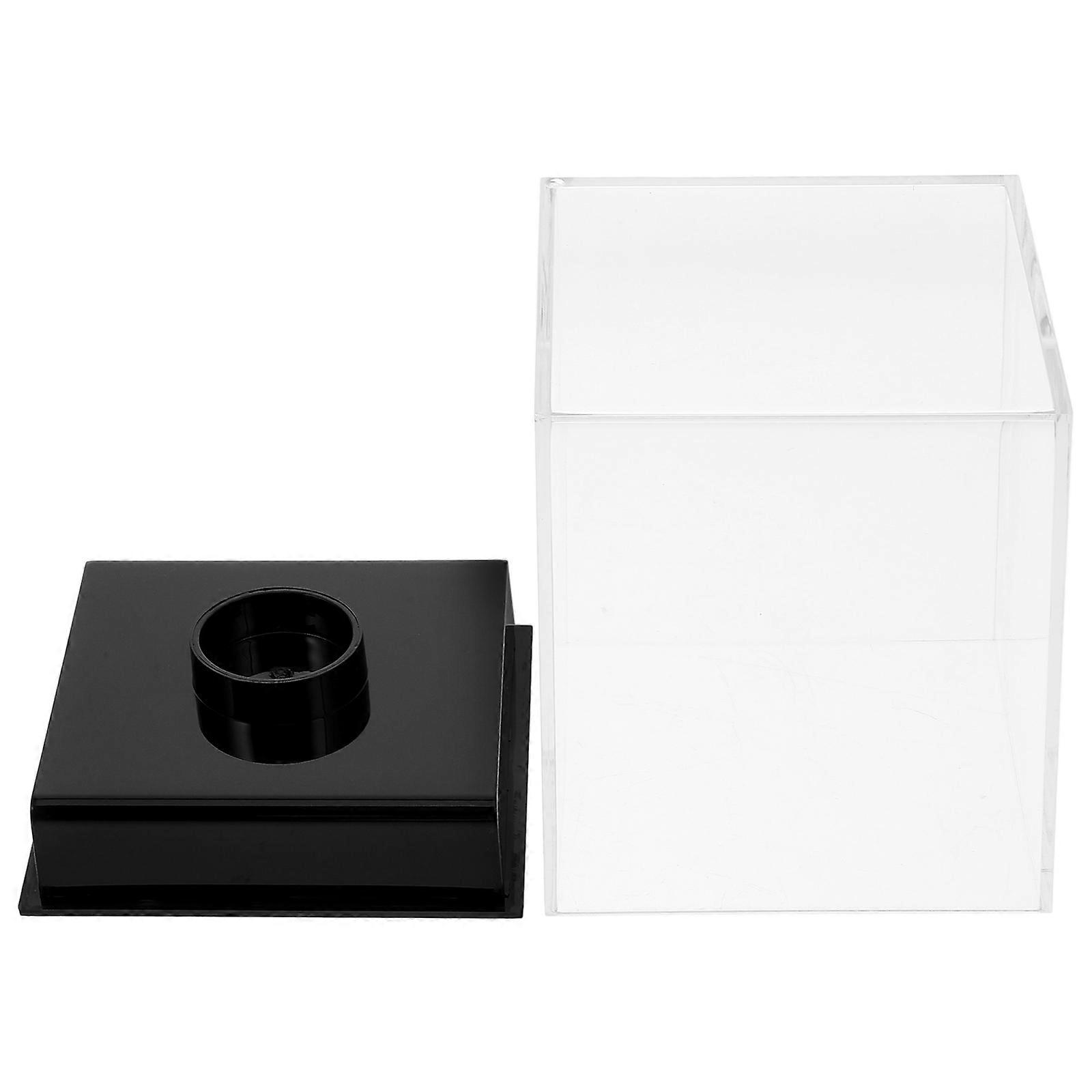 Baseball Holder Display Case Transparent Box for Storage 5Pcs