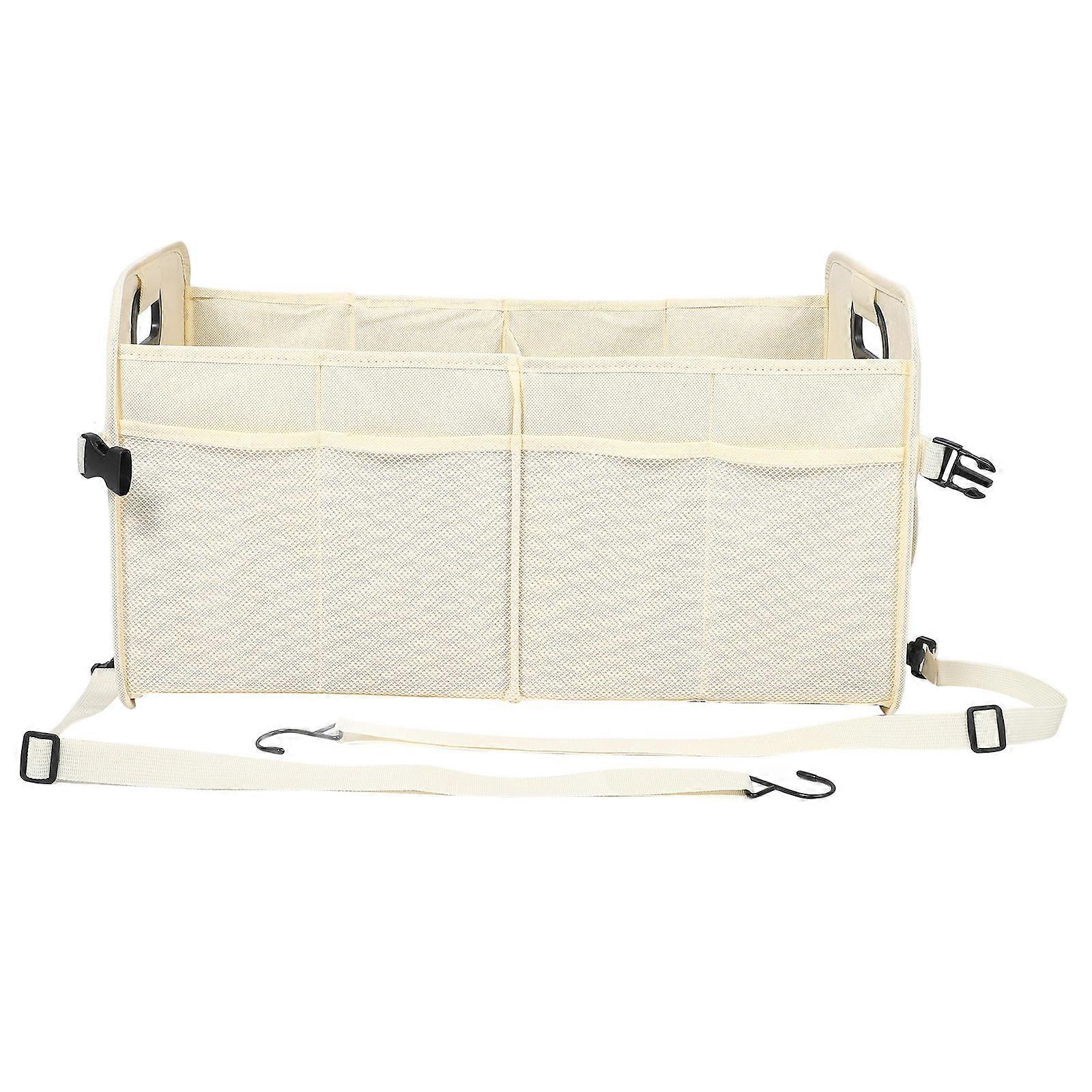 Organizer Car Trunk Storage Solution Rectangular Shape Simple Design Oxford Cloth Car Use 1Pcs