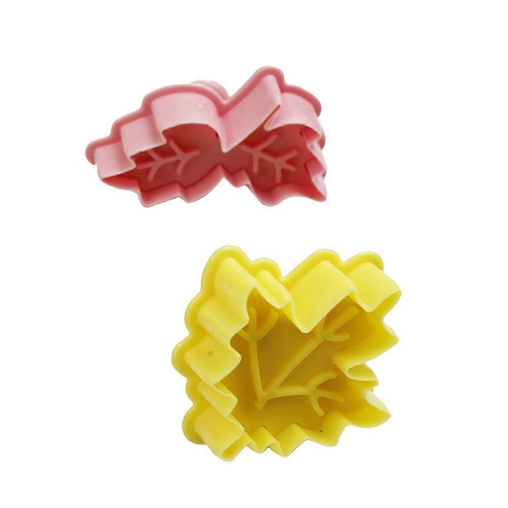 Fondant Mold Leaves for Baking Use 4Pcs 3D Cake Cutter Set